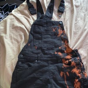 Black overalls